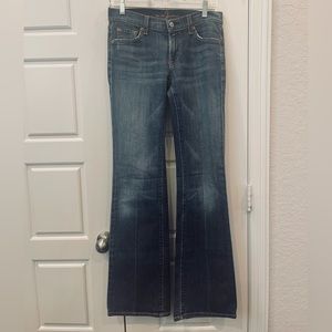 7 For All Man Kind Bootcut Jean Medium Dark Wash Size:27 Preloved